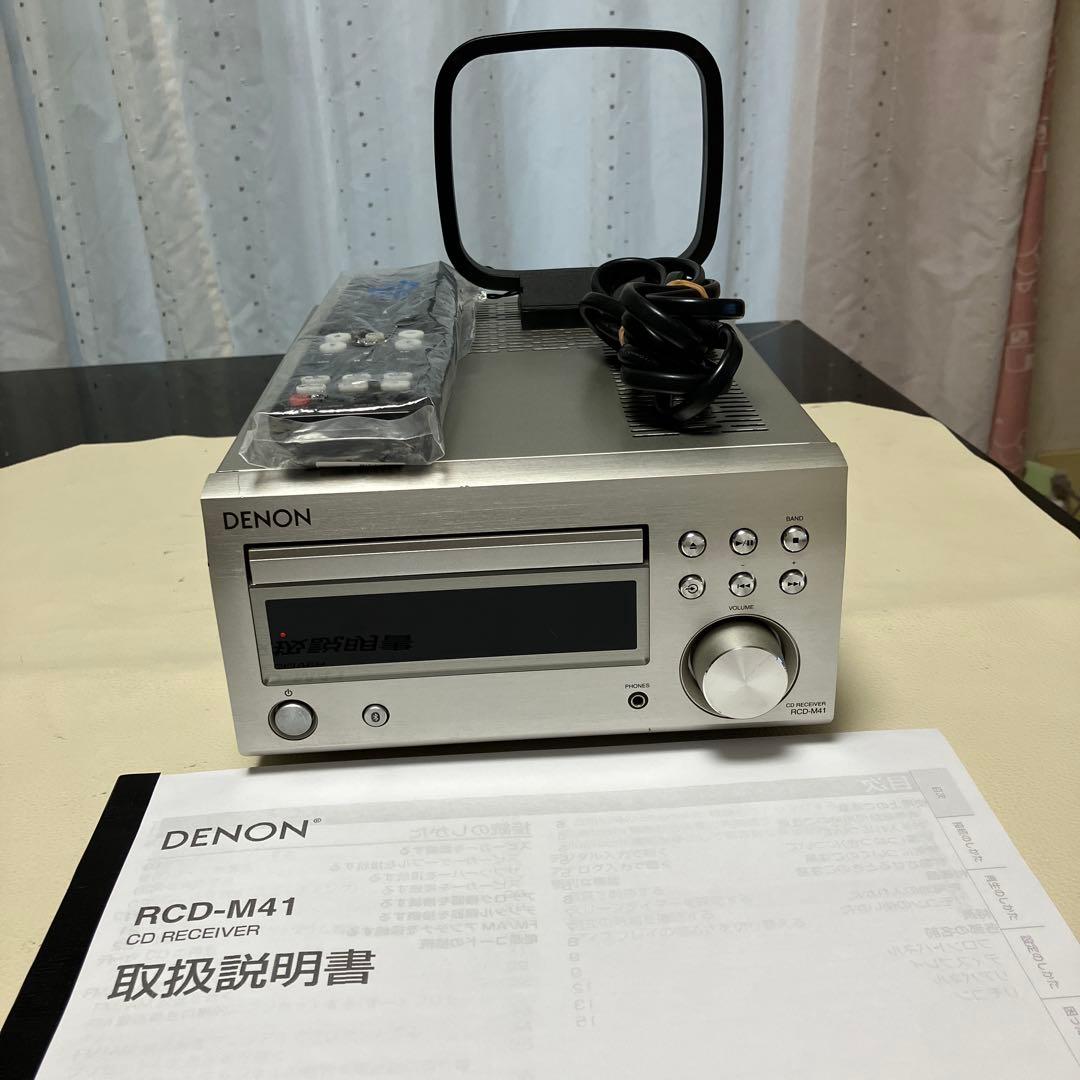 DENON CDレシーバー RCD-M41 動作品 2019年製スピーカー別売り