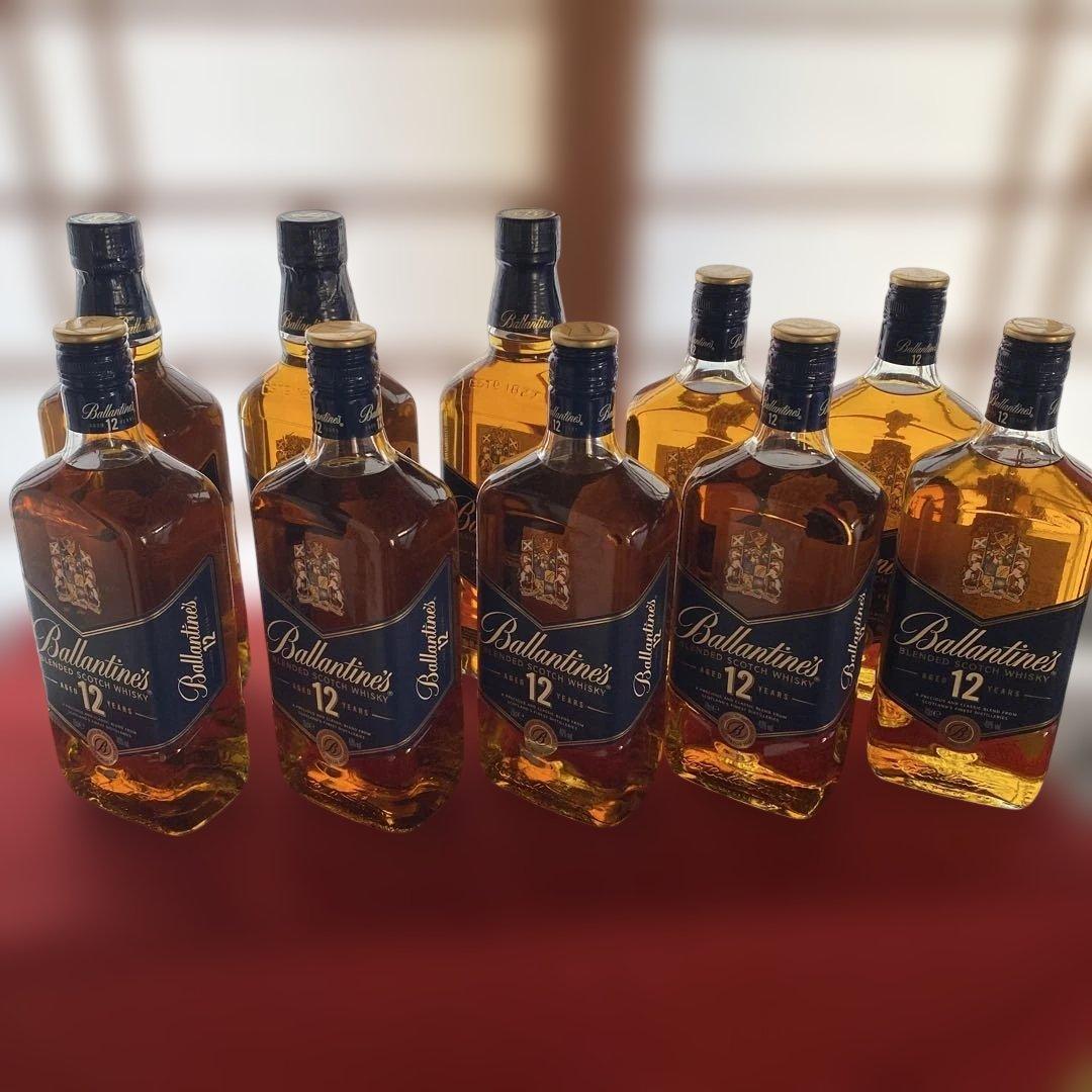 Ballantine's 12年 ブレンデッドスコッチウイスキー 10本セット