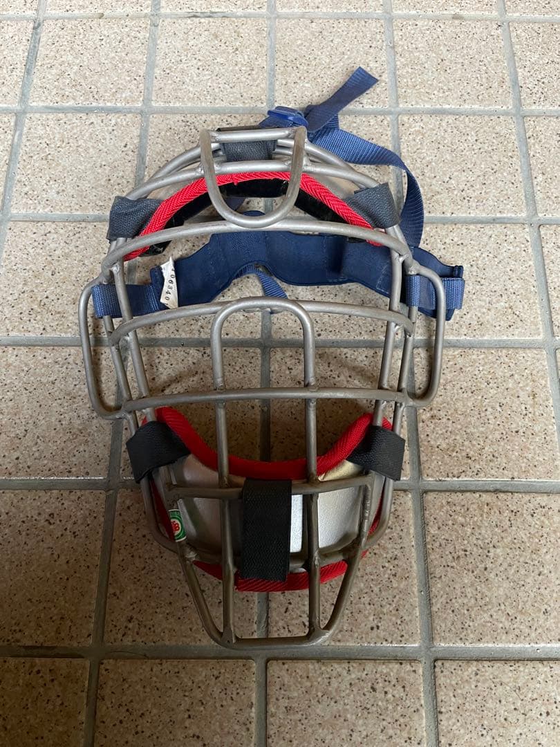 ZETT キャッチャー用具セット ネイビー/レッド