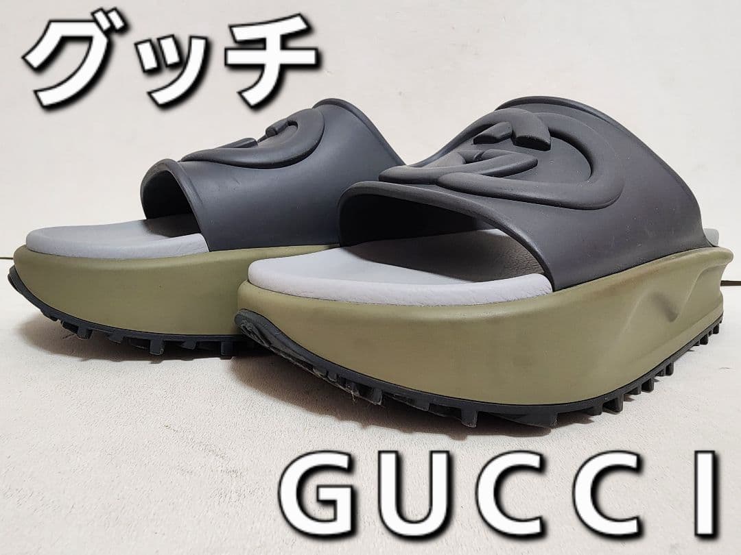 最終値下げ GUCCI Interlocking G Slide Sandal