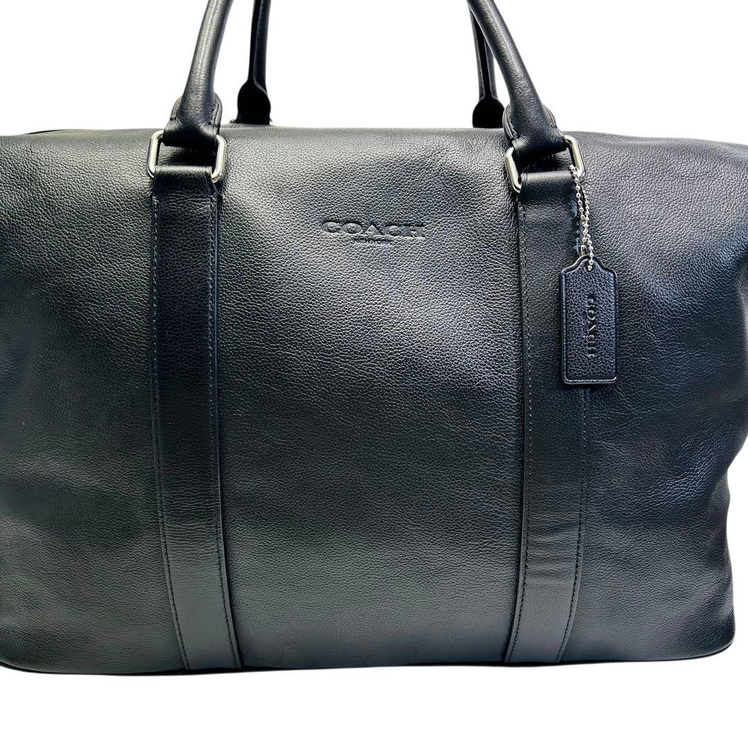 美品　COACH コーチ　F54765 レザー　2wayボストンバッグ　大容量