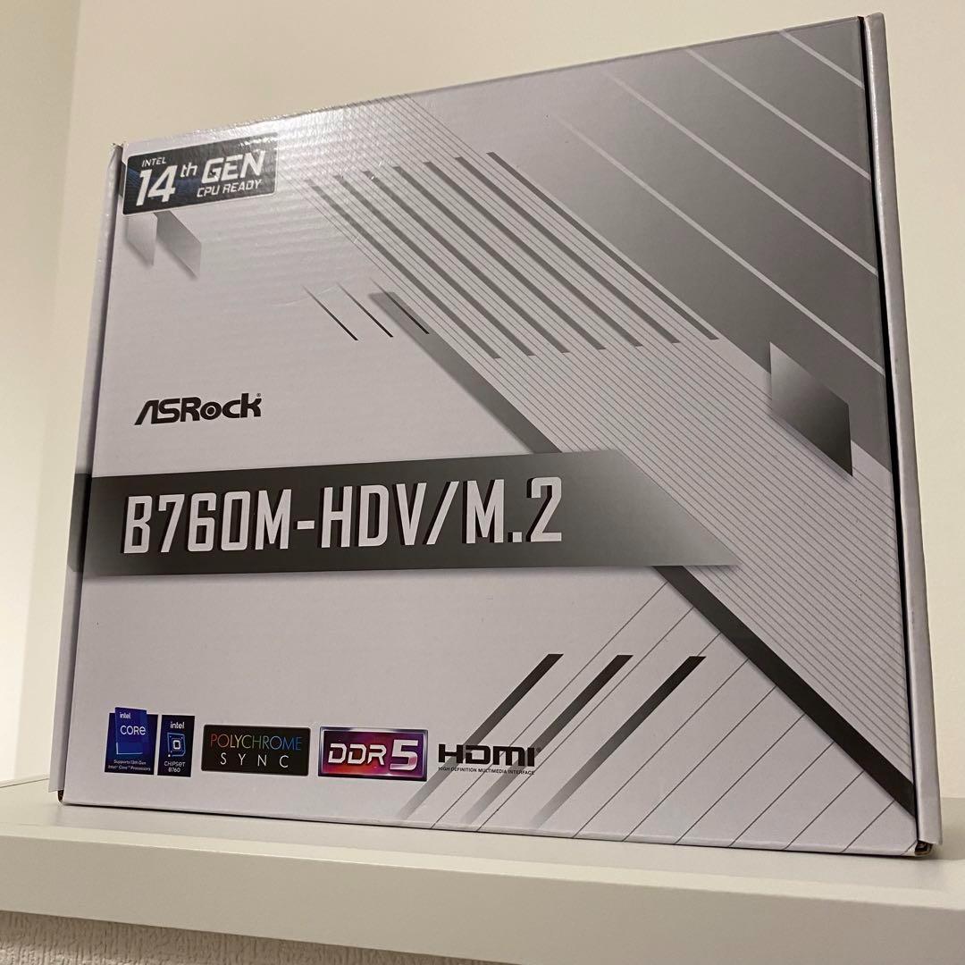 ASRock B760M-HDV/M.2 LGA1700 マザーボード