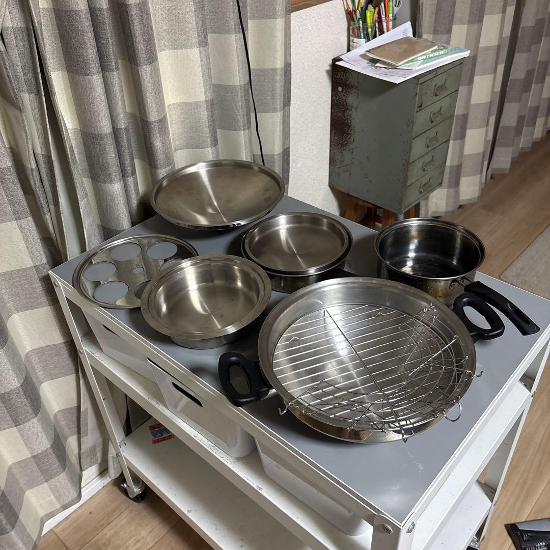 フライパン・鍋等全てガス火対応／IH対応 中古 即発送