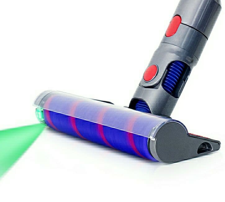 グリーンレーザー照射 スリムソフトローラークリーナーヘッド  軽量、小型