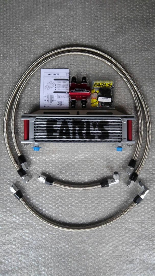 超激安11万9000円！CBX・CBR用アールズ製オイルクーラー(フルセット)