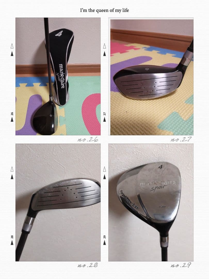 marieclaire レディース ゴルフクラブセット 右