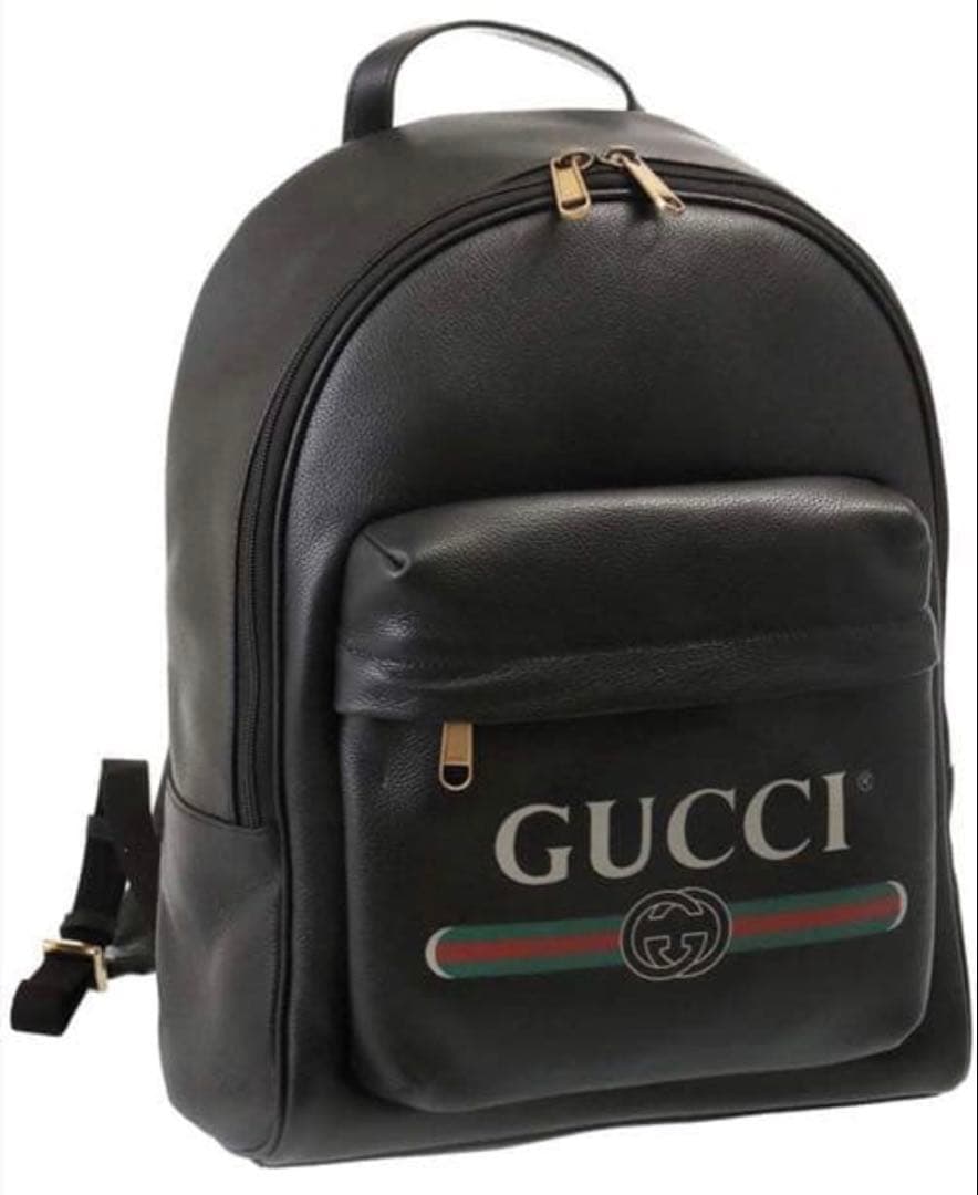 期間限定値下げ中 美品 GUCCI グッチ ブラック レザー リュック