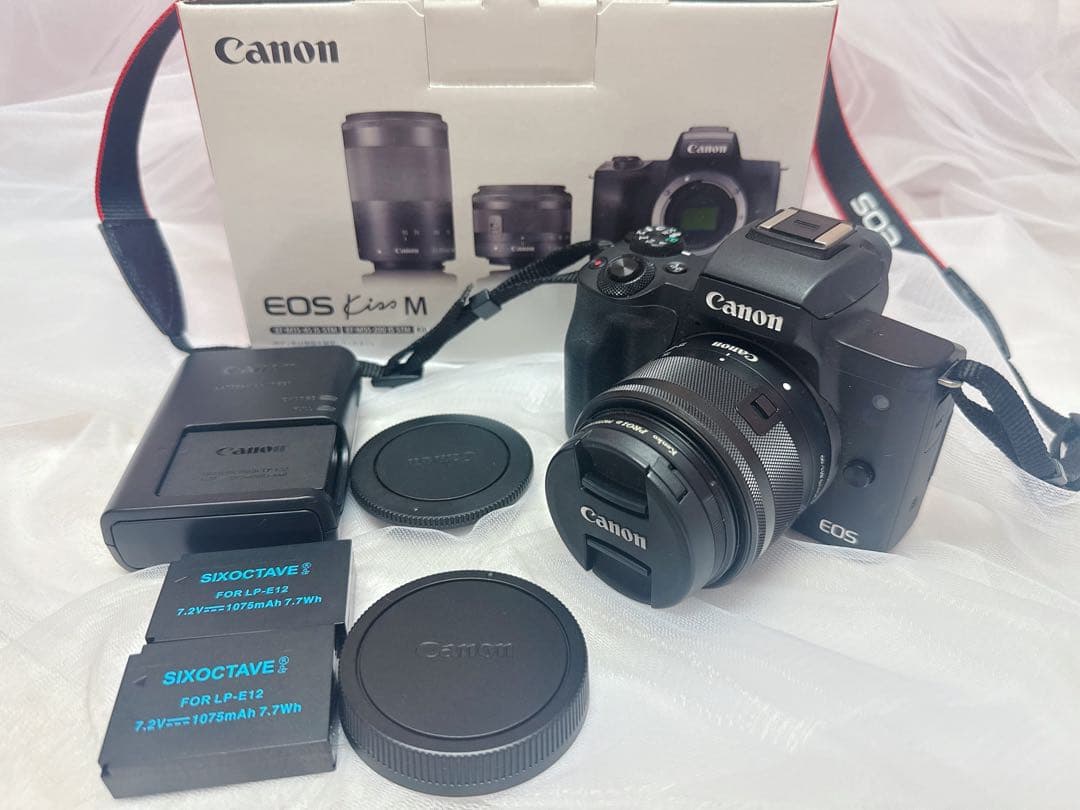 【値下げ中】キヤノン EOS Kiss M (ブラック/ミラーレス一眼カメラ)