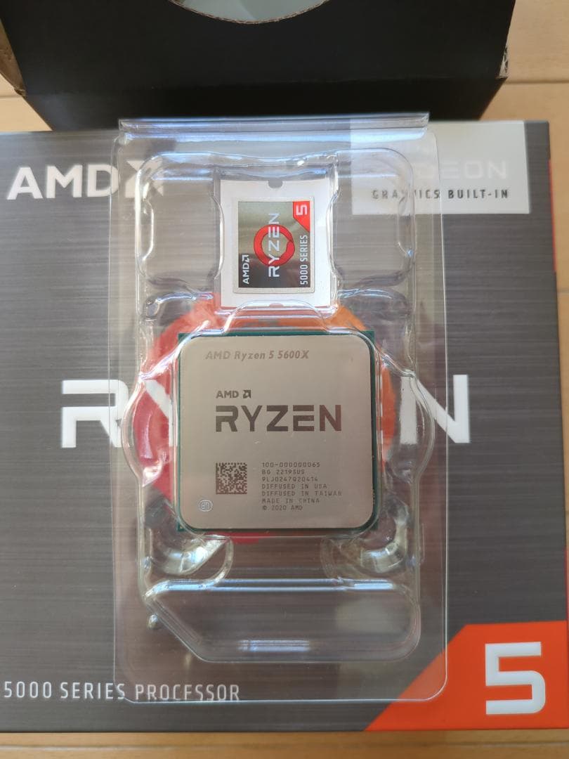 CPU AMD Ryzen 5 5600X + Wraith Stealth