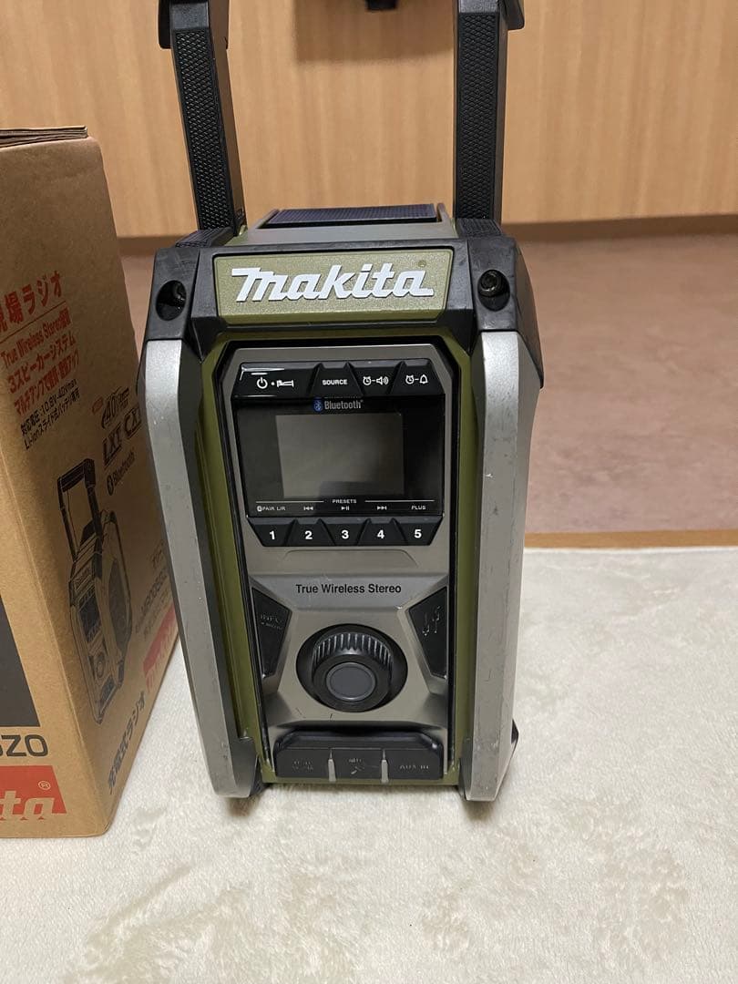 マキタMR005G 現場ラジオ オリーブカラーBluetooth 充電式ラジオ
