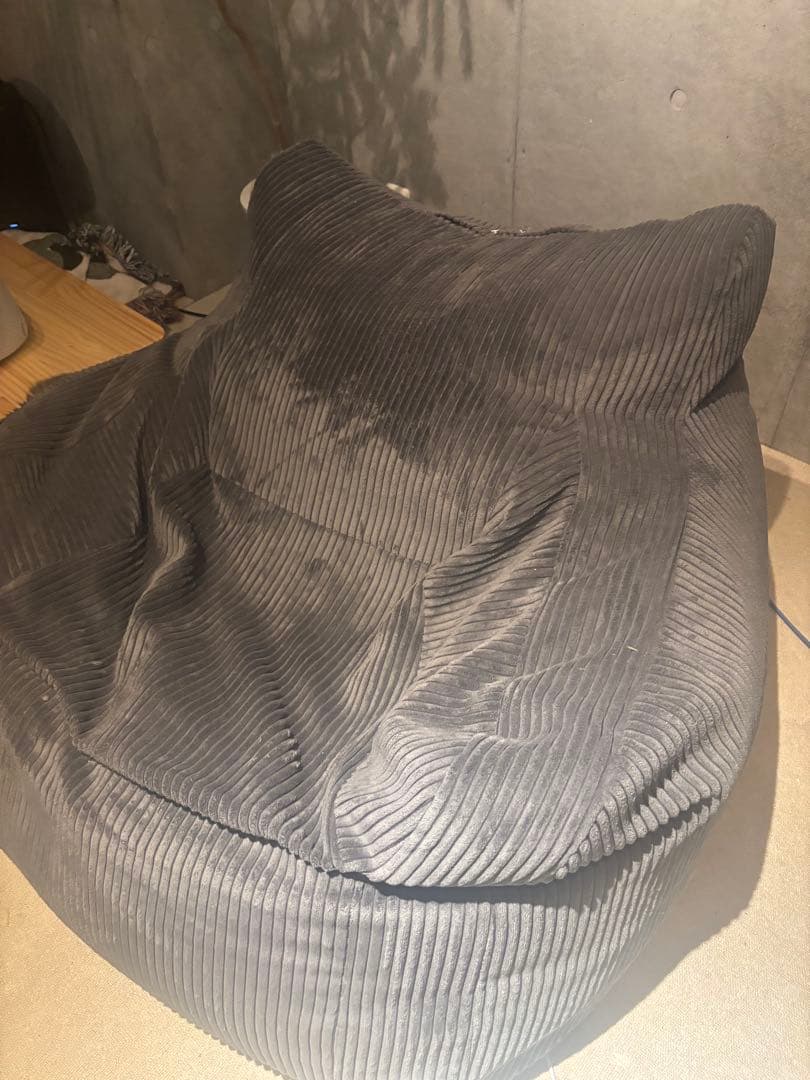 LOOSY HUGME 1人掛けビーズソファ グレー