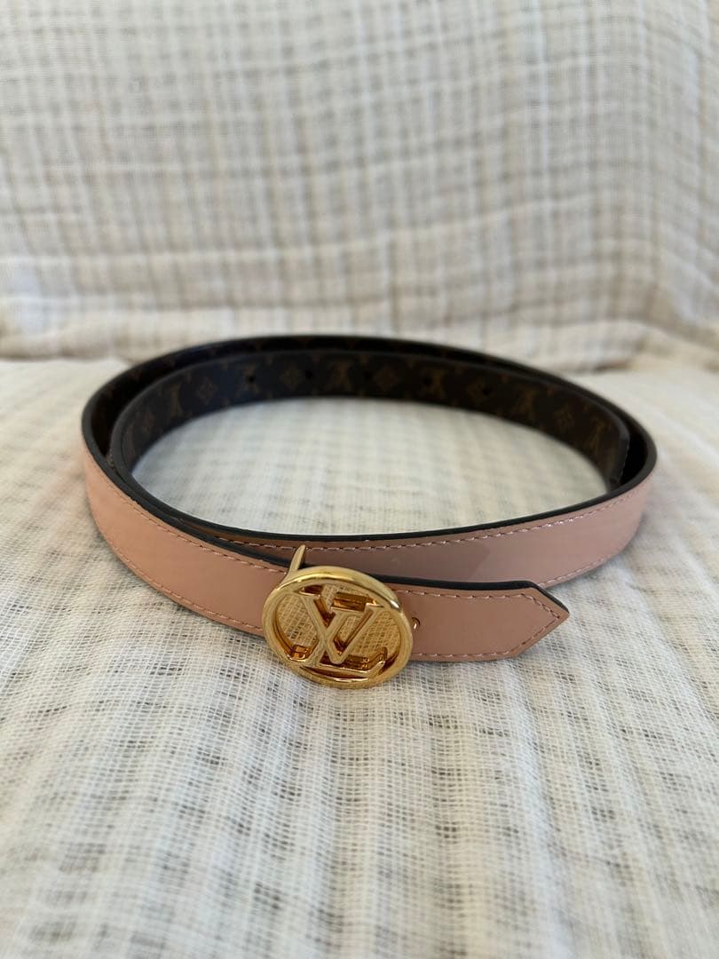 新品未使用品　Louis Vuitton ピンク ベルト 80cm（32インチ）