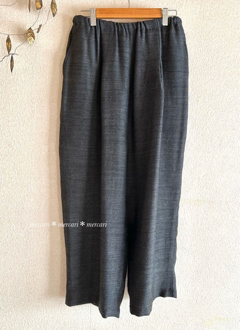 期間限定価格＊ゴーシュ ウールワイドパンツ size2＊定価3.5万