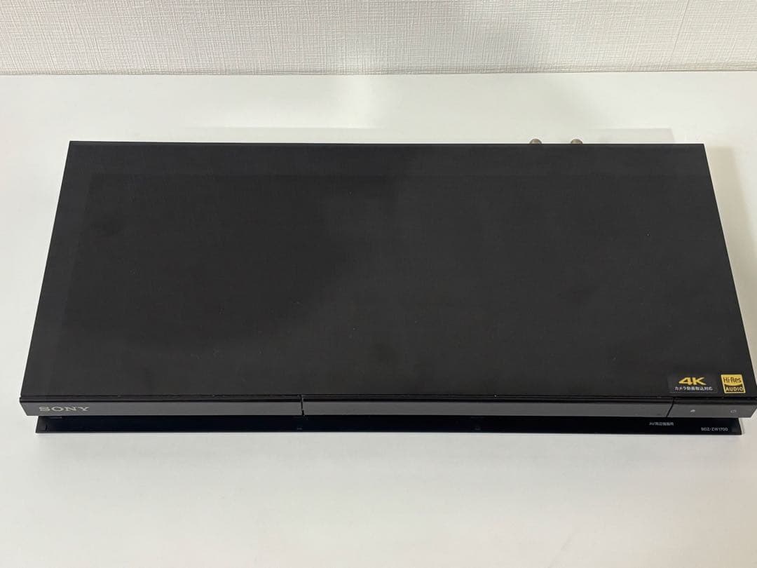 SONYブルーレイレコーダーBDZ-ZW17001TB 4K対応ダブルチューナー
