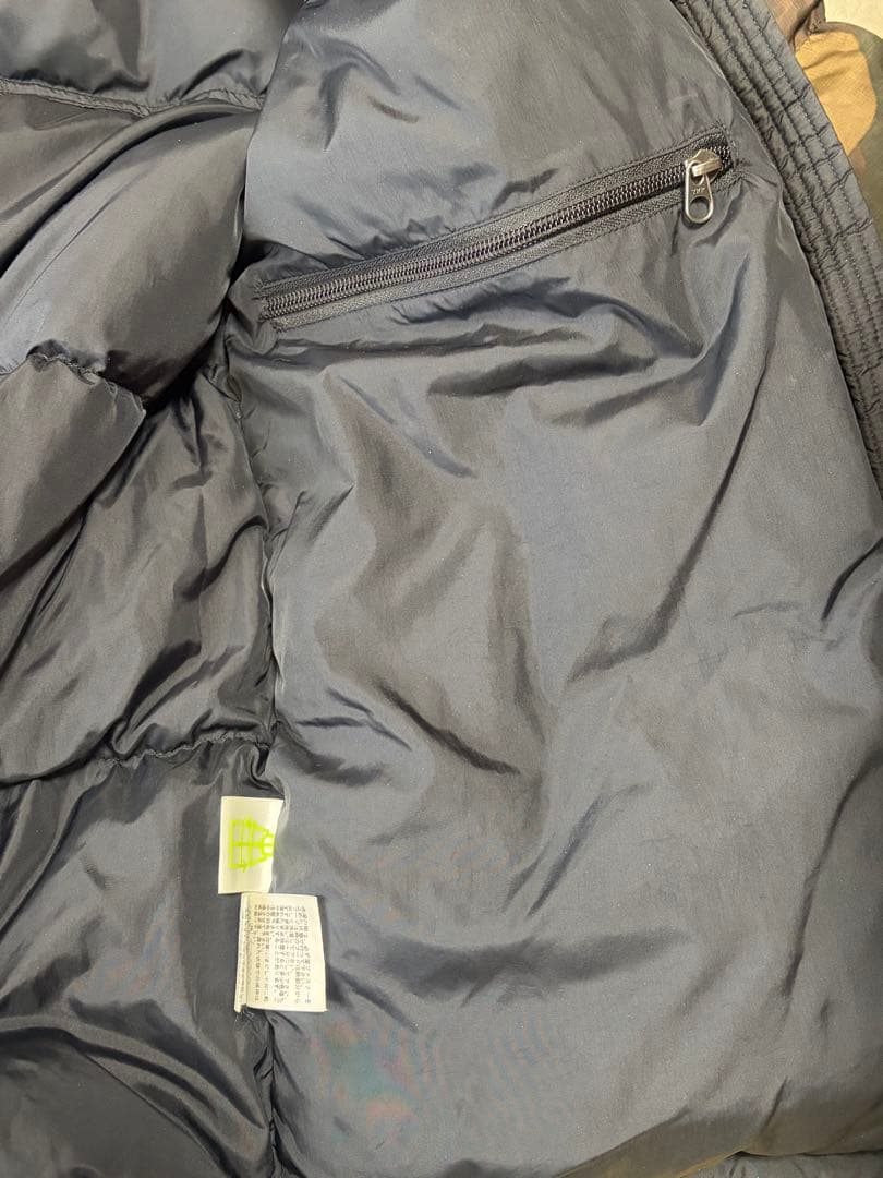 THE NORTH FACE ヌプシ 迷彩ダウンジャケット