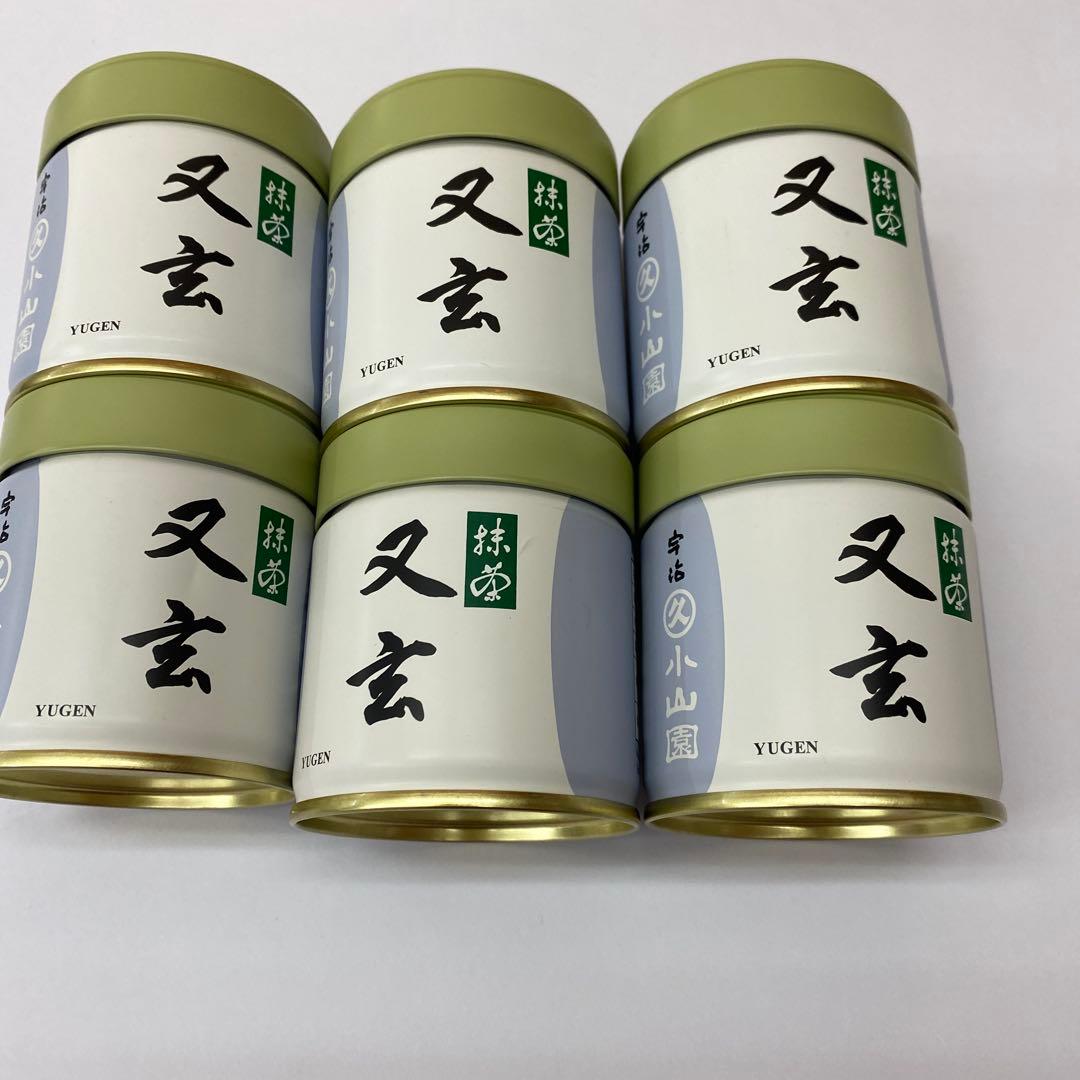 宇治丸久小山園抹茶 又玄40g✖️6缶セット