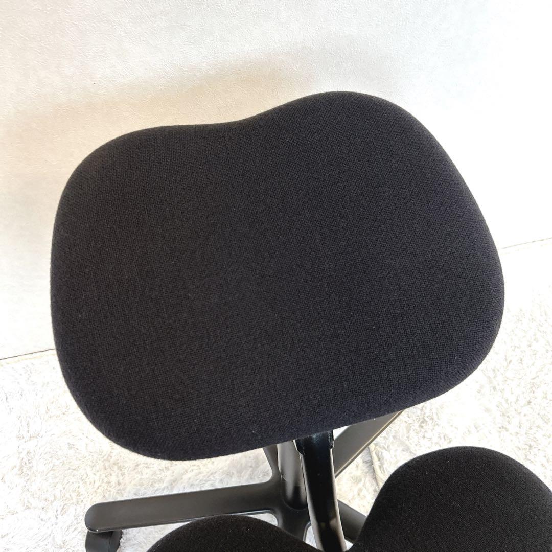 【希少】HAG バランスチェア ガス圧昇降機能 キャスター付 黒