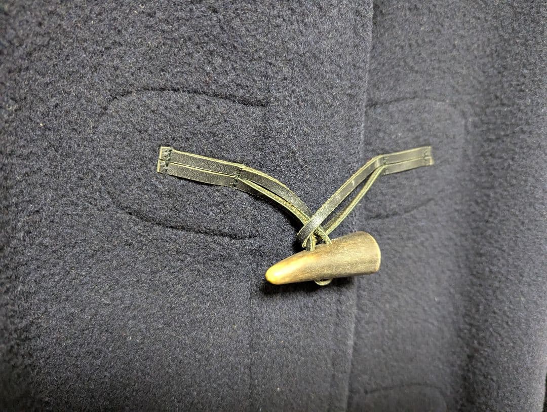 BURBERRY／ダッフルコート／ネイビー／MADEＩＮ　England