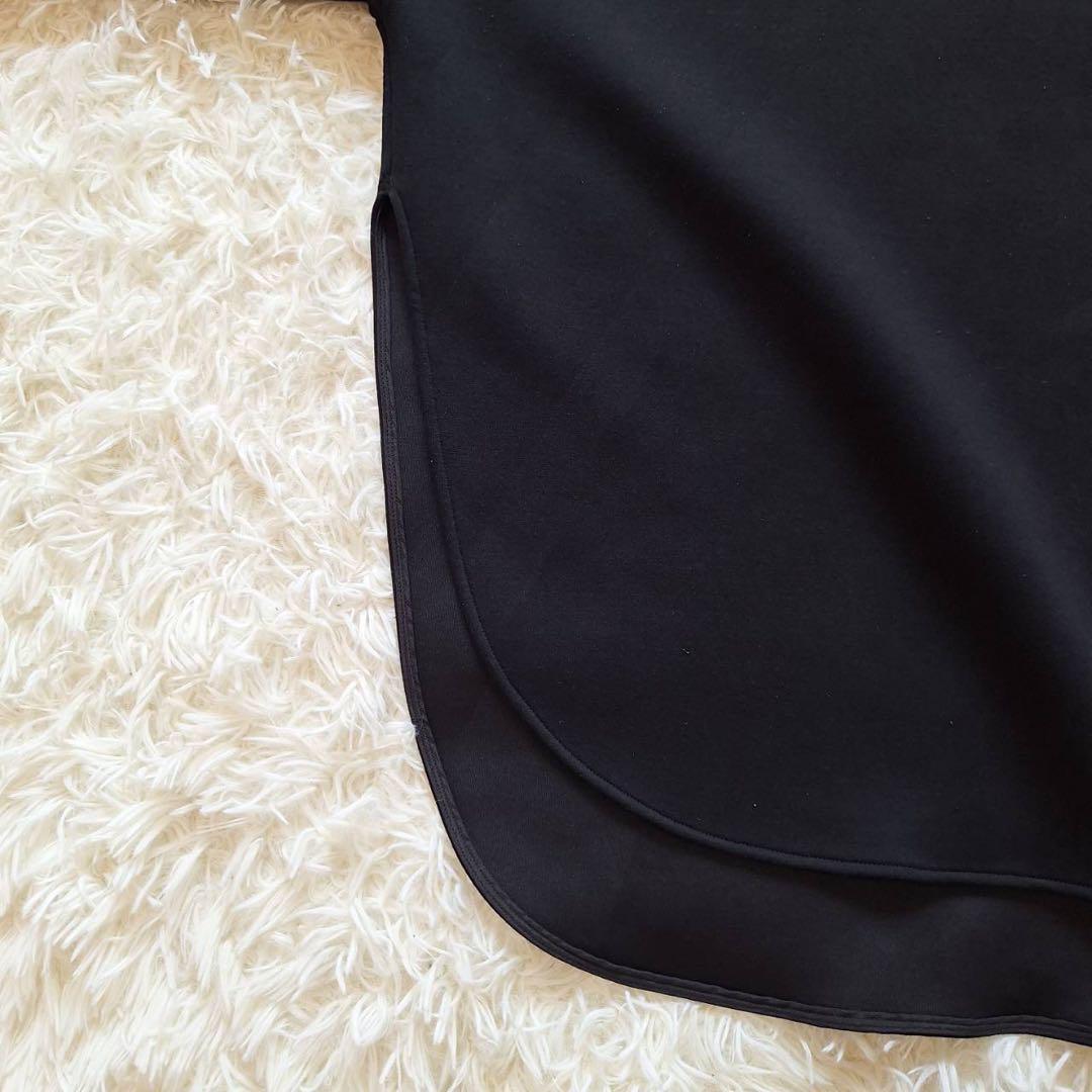 現行モデル✨ルフィル エアクッションカットソー キーネック トップス ブラック