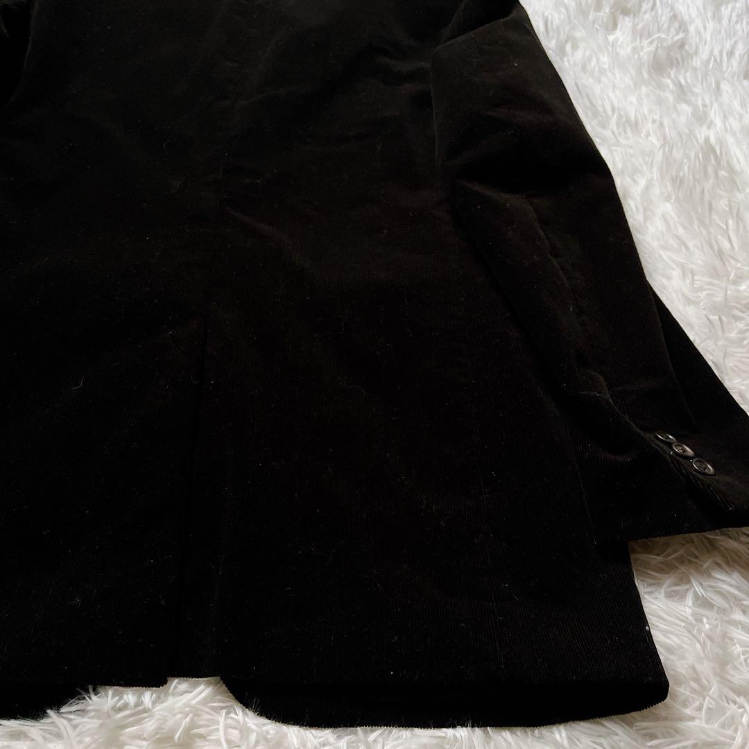 希少XL✨マーガレットハウエル コーデュロイ テーラードジャケット 黒 日本製