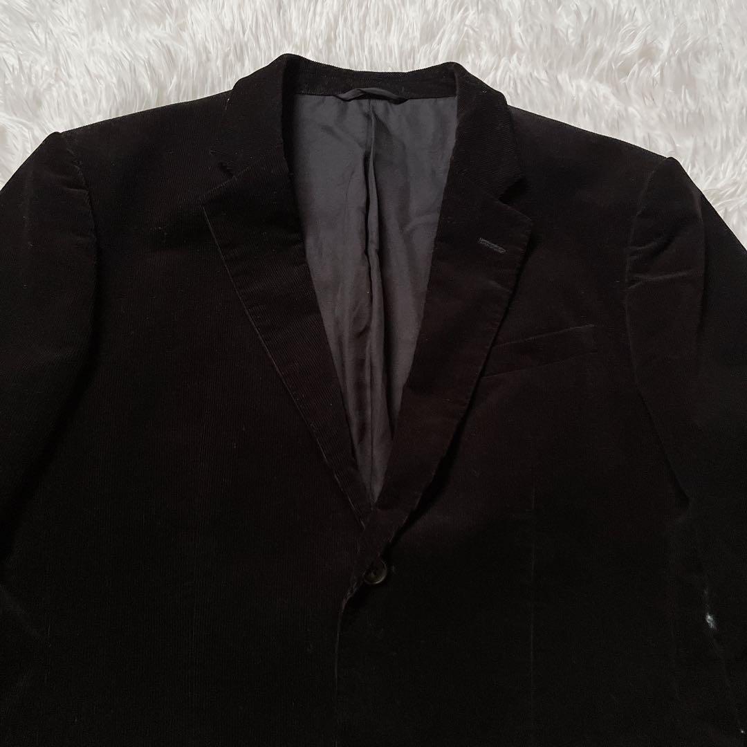 希少XL✨マーガレットハウエル コーデュロイ テーラードジャケット 黒 日本製