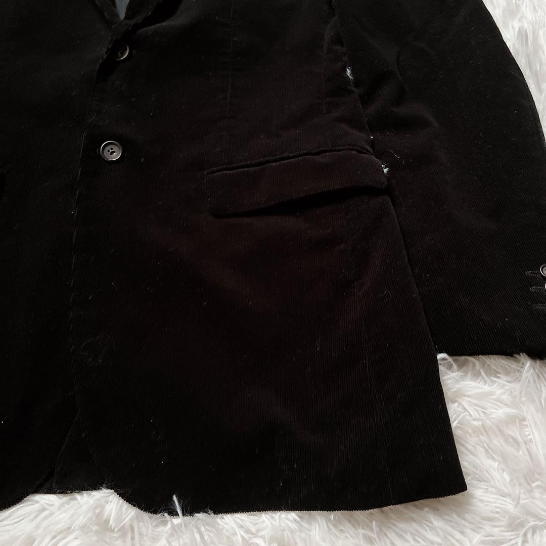 希少XL✨マーガレットハウエル コーデュロイ テーラードジャケット 黒 日本製