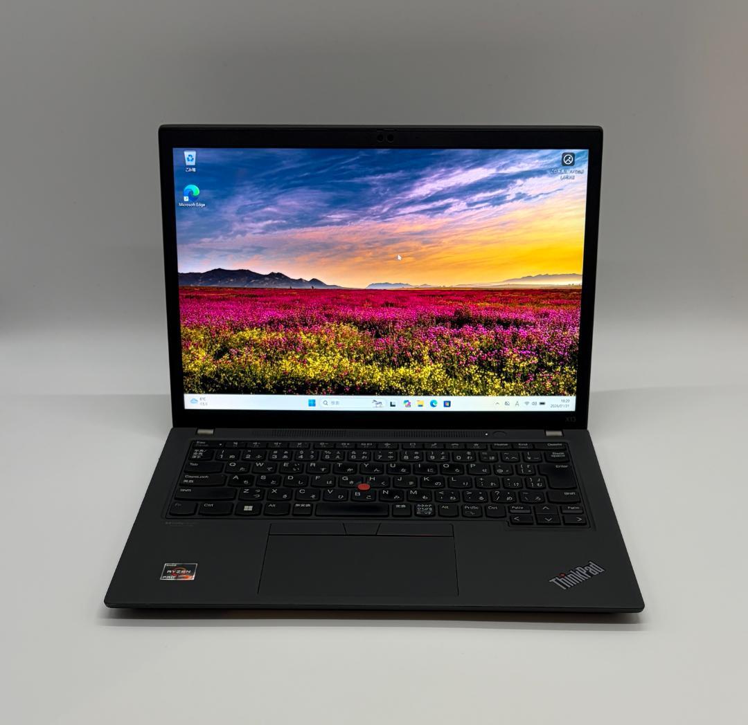 2022年、Thinkpad X13 Gen2、Ryzen、16/256NVMe