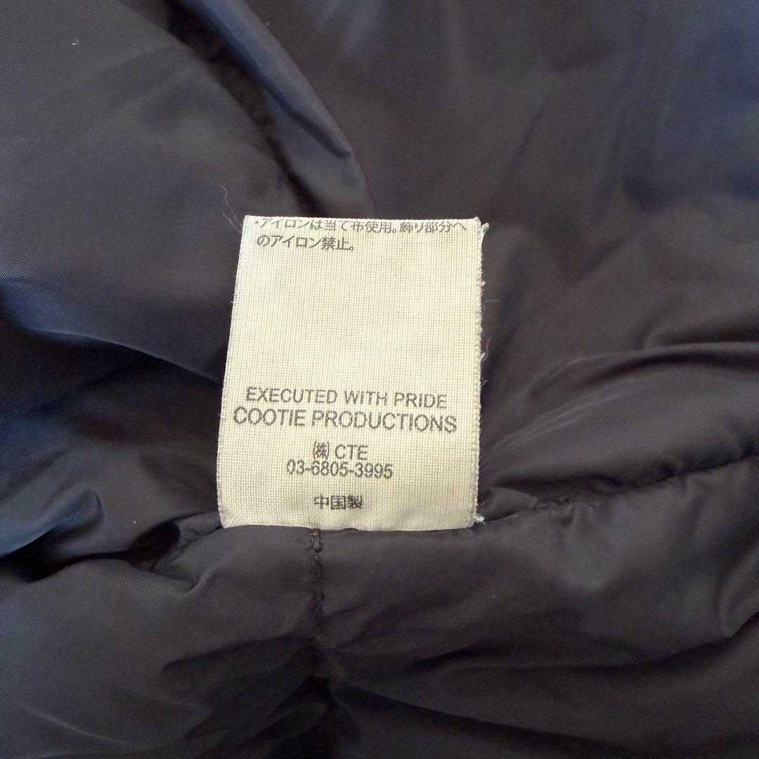 ジャケット・アウター COOTIE PRODUCTIONS NEWJACK DOWN JACKET