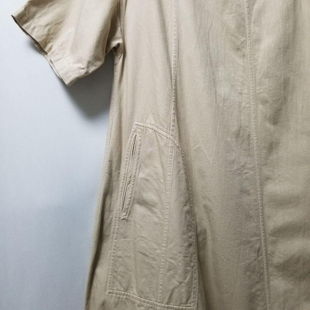 uco　45R　シャツチノドレス　ベージュ　コットン100%　日本製　人気