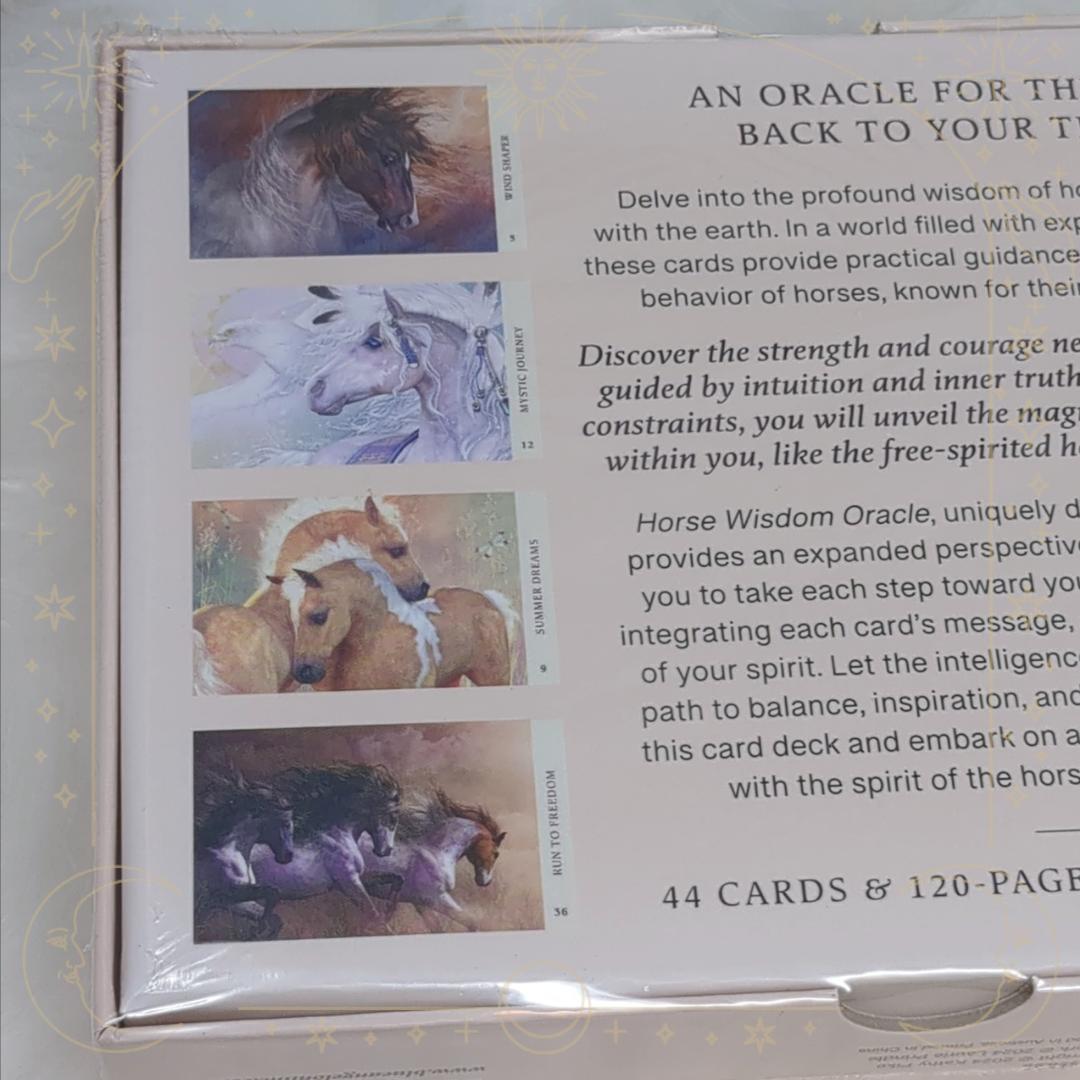 【正規品オラクルカード】超希少✨美しく幻想的な馬たちの知恵のオラクルカード