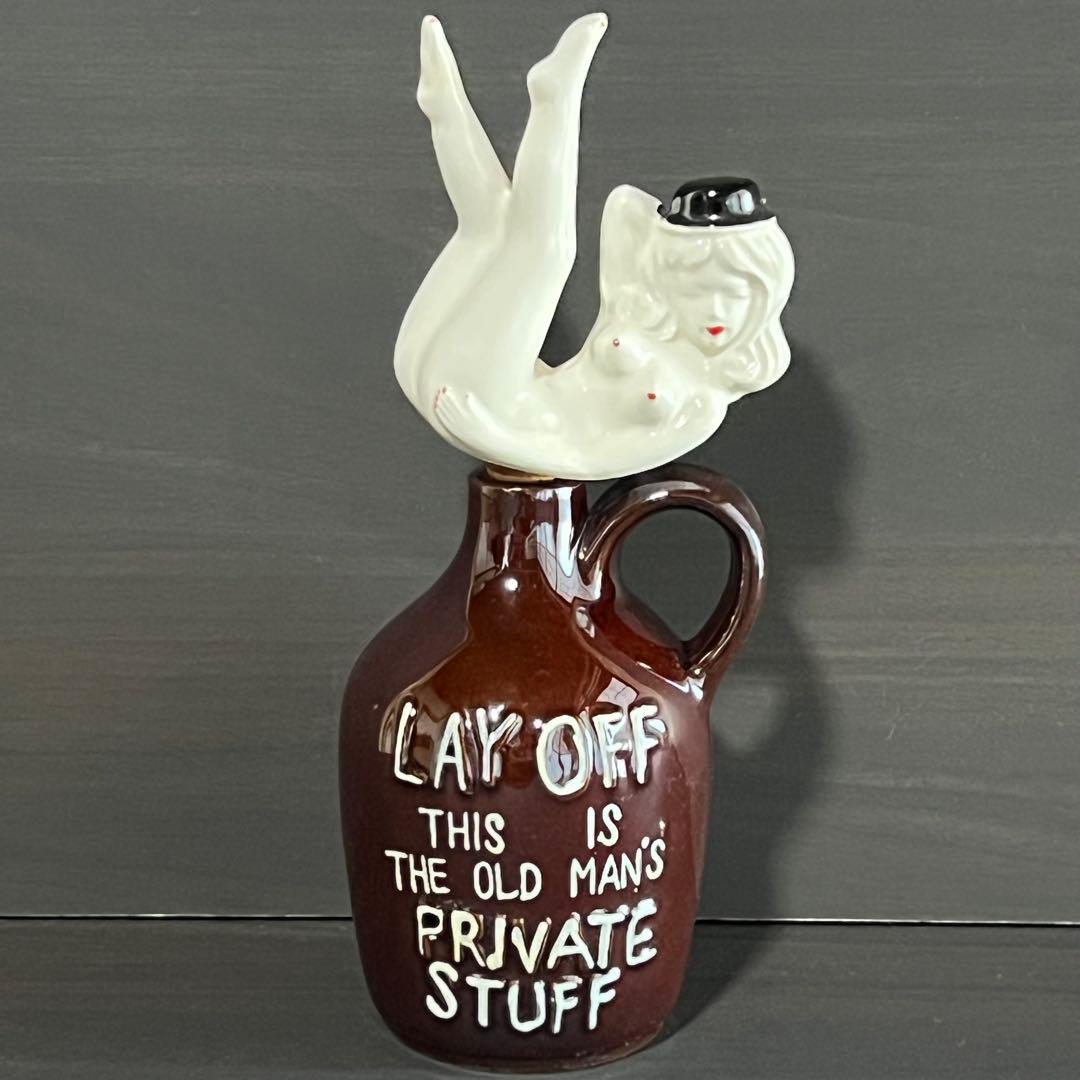 50s ビンテージ ピンナップガール ヌード デカンタ デキャンタ レア