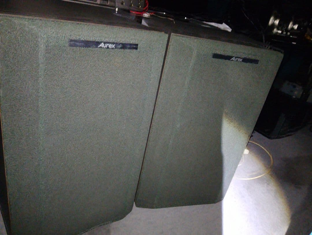 Aurex S-320.ウェイスピーカーペア、当時定価1本29800円でした。