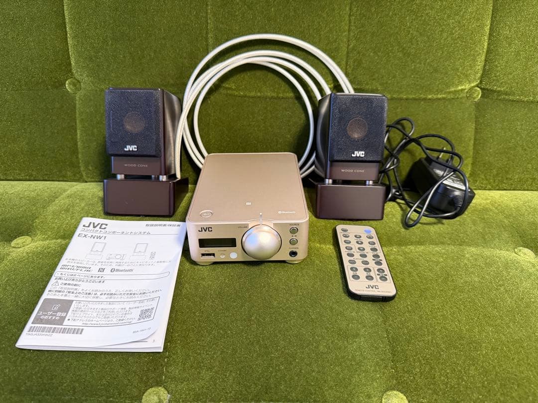 JVC EX-NW1 ウッドコーンスピーカー ミニコンポ