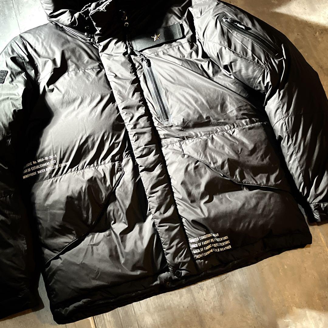 美品　希少別注　Schott×And A フェザー　ダウンジャケット　アメカジ