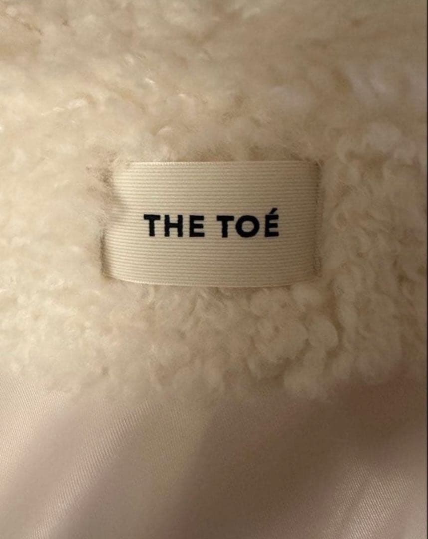 THE TOÉ Trafalgar Boa Coat White S