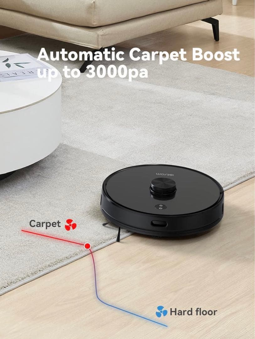 IBESOM ロボット掃除機 自動ゴミ収集機能付き