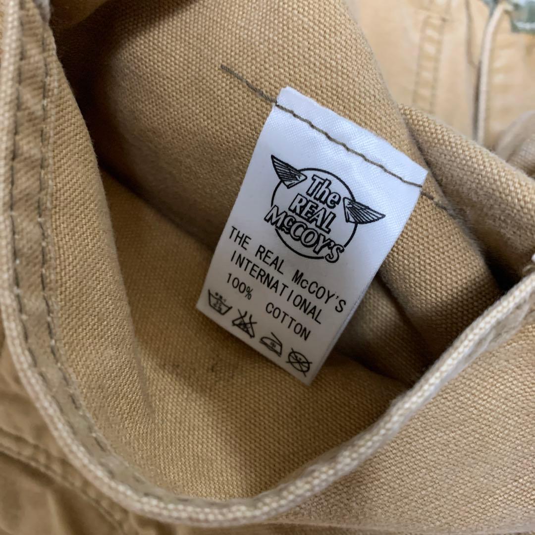 REAL McCOY ベージュ ワークパンツ