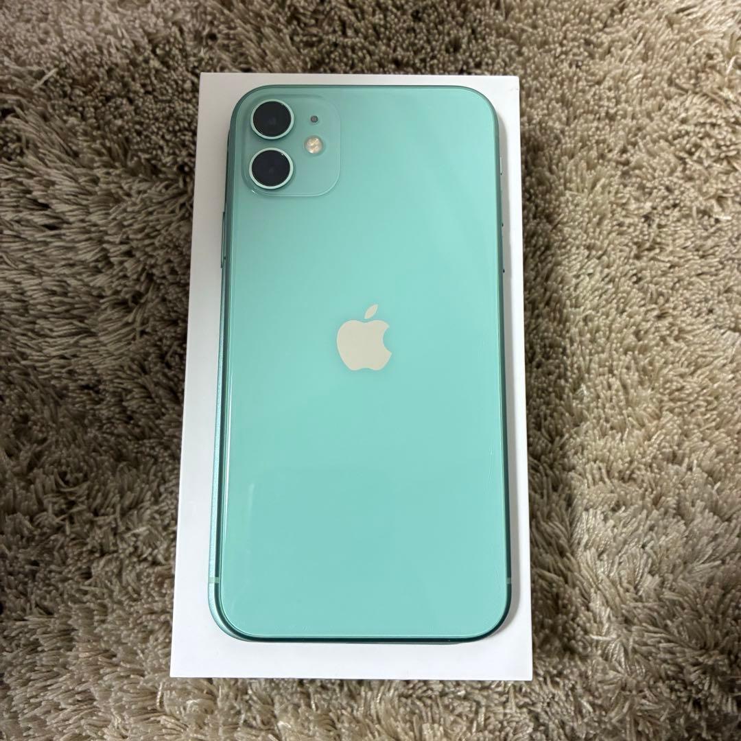 【画面に縞模様 】Apple iPhone 11 64GBグリーン本体　箱無し