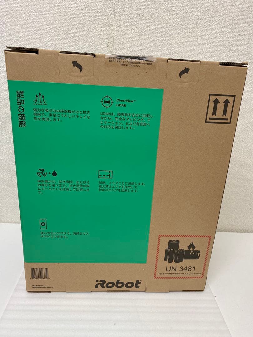 3-3229 iRobot Roomba 105 Combo ロボット掃除機