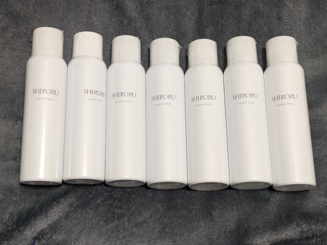 （セール！）SHIRORU クリスタルホイップ　120g✕7本セット 新品未開封