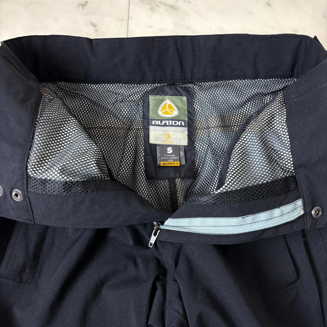 美品✨ バートン S スノボパンツ ウェア スキーウェア 黒 BURTON
