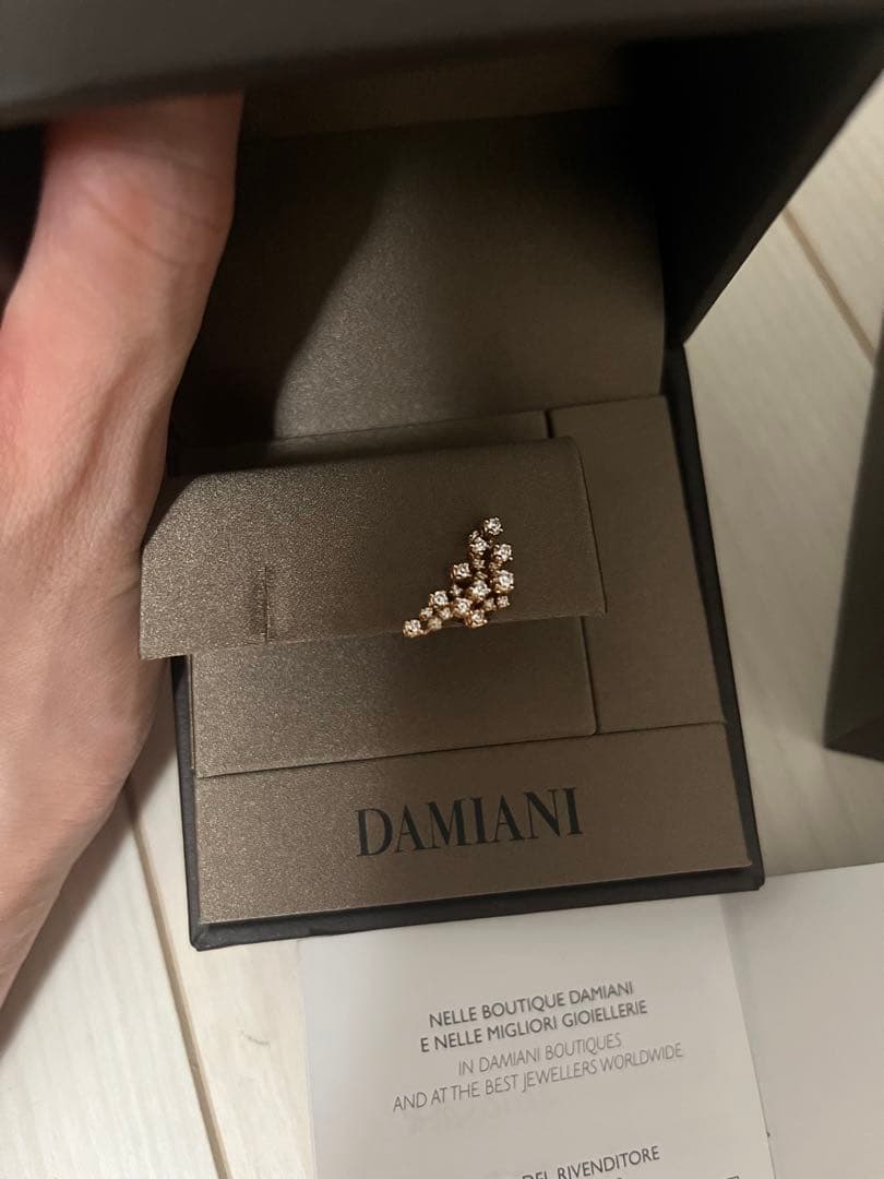 【超超美品】ダミアーニ　2025.5/26購入商品　ピアス　片耳　ミモザ