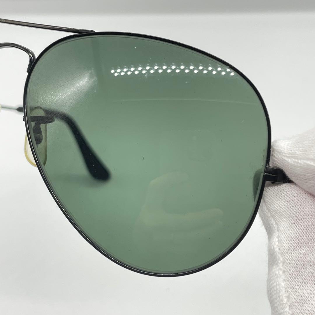 【美品】 B&L ボシュロム レイバン サングラス ブラックフレーム