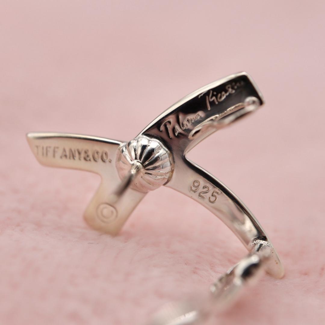 【未使用品】ティファニー グラフィティX キス ピアス シルバー 925