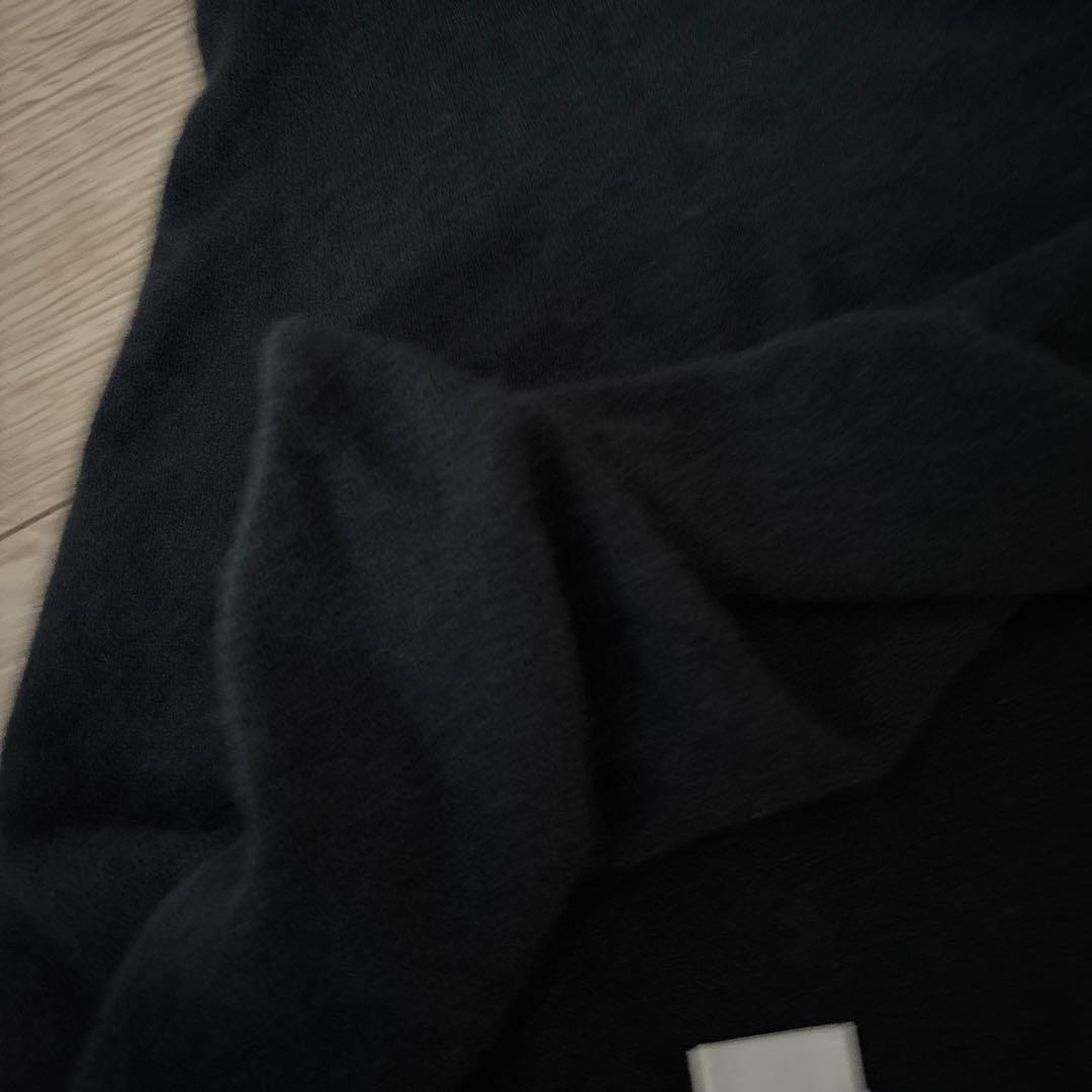 evam eva カシミアスヌード　黒