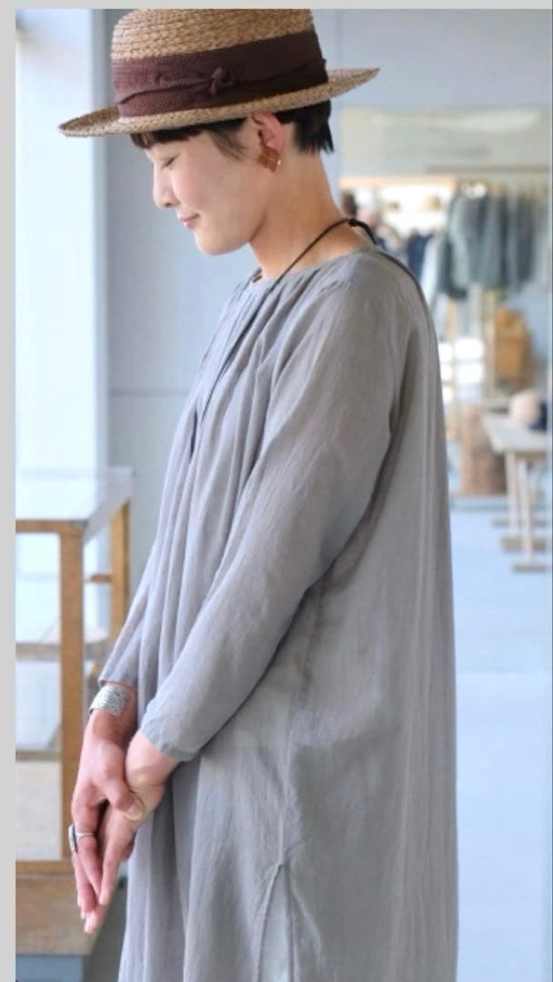 Sashiki ブラウン　ラフィアハット