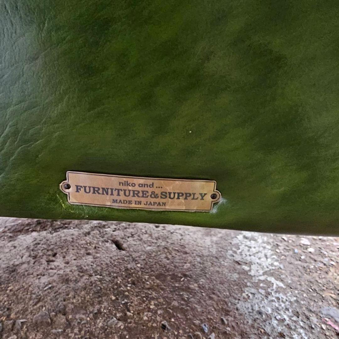【q074 k】 niko and… 二人掛け ソファ グリーン 緑 ニコアンド