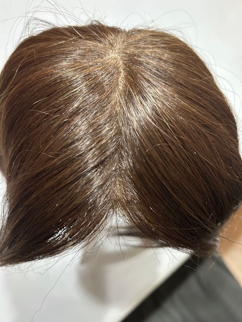 も*マ様 マロンブラウン ショートボブ 医療用フルウィッグ