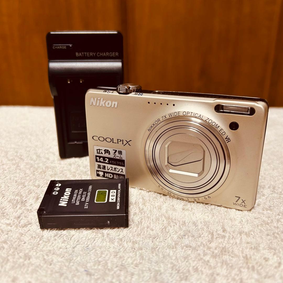 Nikon ニコン COOLPIX クールピクス S6000 オールドデジカメ