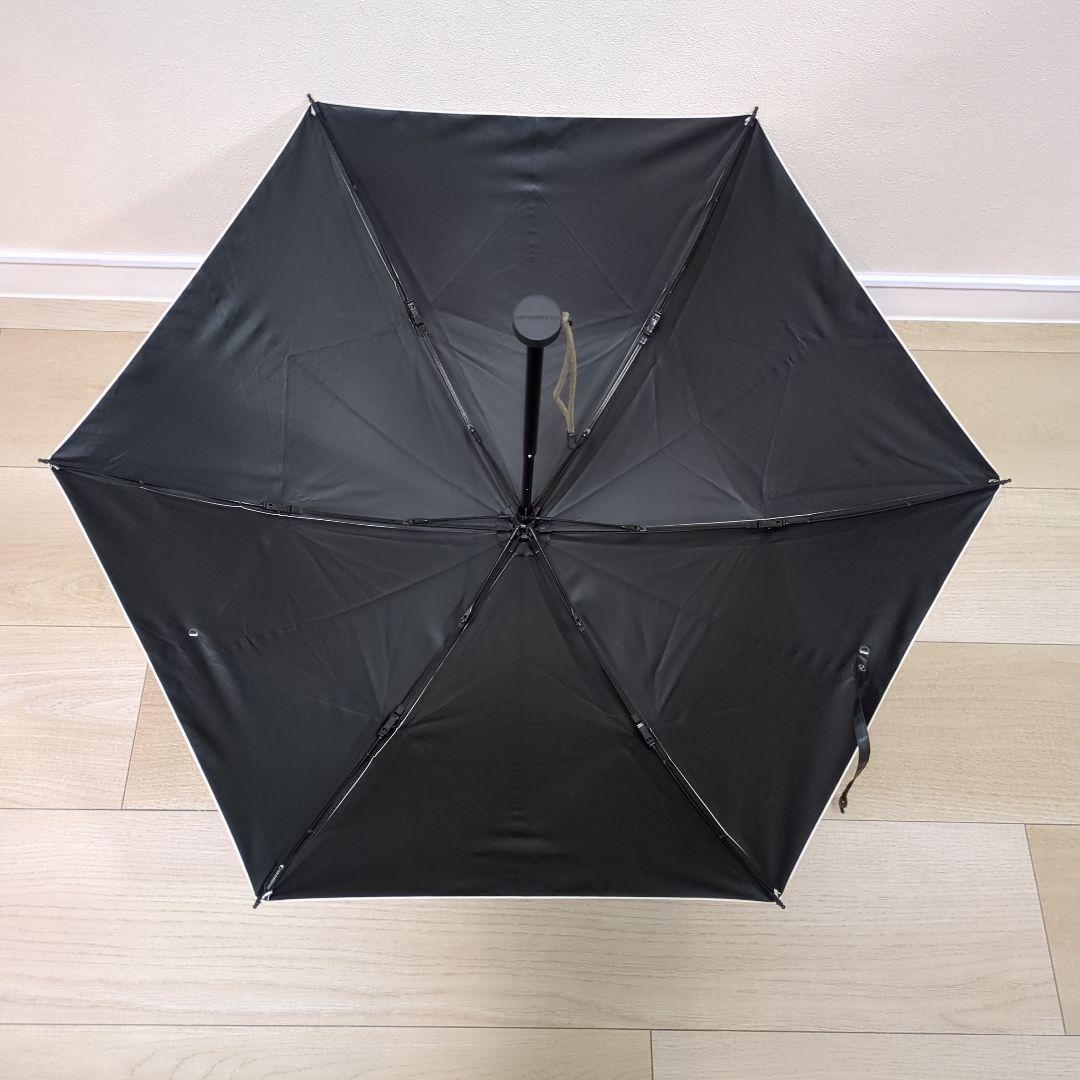 サンバリア100 折りたたみ日傘　２段折 コンパクト / 無地 ホワイト